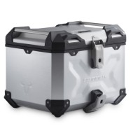 Σετ βάσης και βαλίτσας topcase SW-Motech TRAX ADV Yamaha MT-07 Tracer ασημί