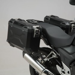 Σετ βάσεων και βαλιτσών αλουμινίου SW-Motech TRAX ADV 37 lt. Honda CB 500 X μαύρο