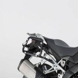 Σετ βάσεων και βαλιτσών SW-Motech TRAX ION 37 lt. Suzuki DL 1000 V-Strom 14- μαύρο