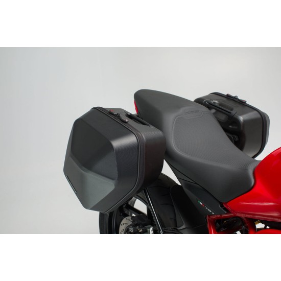 Σετ βάσεων και πλαϊνών βαλιτσών SW-Motech Urban ABS 33 lt. Ducati Monster 797 (σετ)