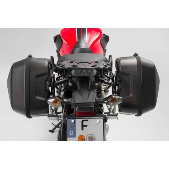 Σετ βάσεων και πλαϊνών βαλιτσών SW-Motech Urban ABS 33 lt. Honda CB 650 F (σετ)