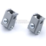 Βάσεις universal 22mm για προβολάκια ομίχλης Hawk ασημί