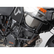 Άνω προστατευτικά κάγκελα SW-Motech για ΟΕΜ κάγκελα KTM 1190 Adventure/R μαύρα