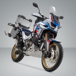 Ολοκληρωμένο σετ βάσεων και βαλιτσών SW-Motech TRAX ADV Honda CRF 1100L Africa Twin Adventure Sports ασημί