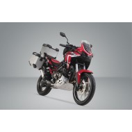 Ολοκληρωμένο σετ βάσεων και βαλιτσών SW-Motech TRAX ADV Honda CRF 1100L Africa Twin -21 ασημί