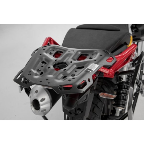Βάση topcase SW-Motech ADVENTURE-RACK Moto Guzzi V85 TT μαύρη