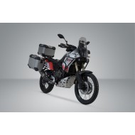 Ολοκληρωμένο σετ βάσεων και βαλιτσών SW-Motech TRAX ADV Yamaha Tenere 700 ασημί