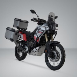 Ολοκληρωμένο σετ βάσεων και βαλιτσών SW-Motech TRAX ADV Yamaha Tenere 700 ασημί