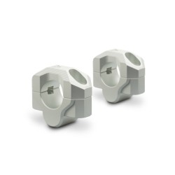 Αποστάτες τιμονιού SW-Motech 20mm για τιμόνια Ø28mm ασημί