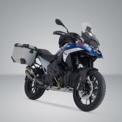 Σετ βάσεων και βαλιτσών SW-Motech TRAX ADV 37LT. BMW R 1300 GS ασημί