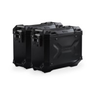 Σετ βάσεων και βαλιτσών SW-Motech TRAX ADV 37/37 lt. Yamaha Tracer 9/GT/GT+ μαύρο