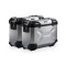 Σετ βάσεων και βαλιτσών SW-Motech TRAX ADV 37/37 lt. Yamaha Tracer 9/GT/GT+ 25- ασημί