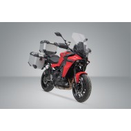 Ολοκληρωμένο σετ βάσεων και βαλιτσών SW-Motech TRAX ADV Yamaha Tracer 9/GT/GT+ ασημί -24