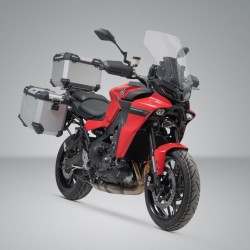 Ολοκληρωμένο σετ βάσεων και βαλιτσών SW-Motech TRAX ADV Yamaha Tracer 9/GT/GT+ ασημί -24