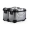 Σετ βάσεων και βαλιτσών SW-Motech TRAX ADV 45/45 lt. Yamaha Tracer 9/GT/GT+ -25 ασημί