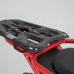 Σετ βάσης και βαλίτσας topcase SW-Motech TRAX ADV Moto Guzzi V85 TT 21-23 ασημί