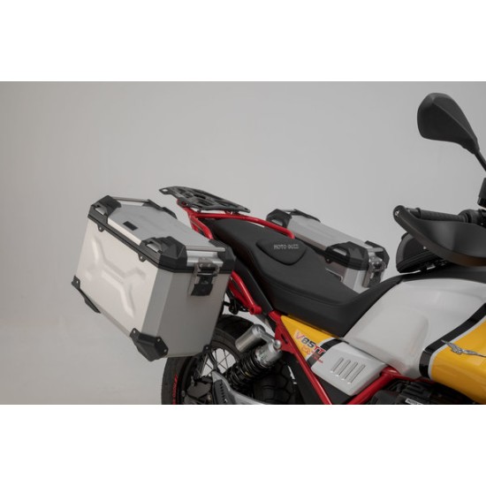 Σετ βάσεων και βαλιτσών SW-Motech TRAX ADV Moto Guzzi V85 TT μαύρο