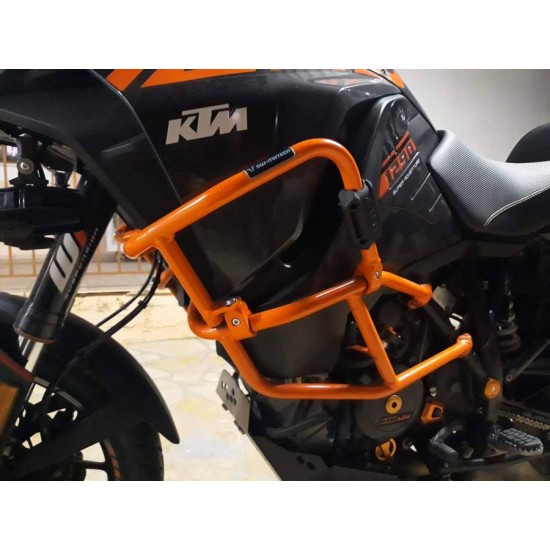 Άνω προστατευτικά κάγκελα SW-Motech για ΟΕΜ κάγκελα KTM 1290 Super Adventure S/R πορτοκαλί -20