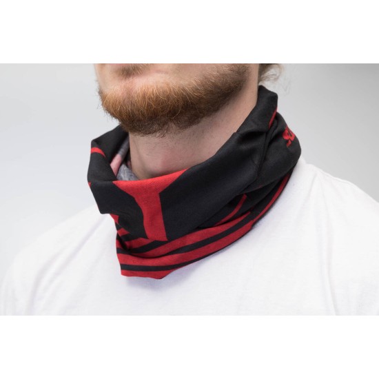 Μαντήλι λαιμού SW-Motech μαύρο-κόκκινο