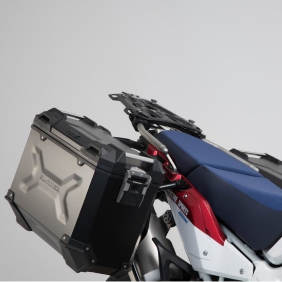 Σετ βάσεων και βαλιτσών SW-Motech TRAX ADV Honda CRF 1000L Africa Twin/Adventure Sports 18- ασημί