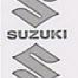 Αυτοκόλλητα Suzuki ασημί