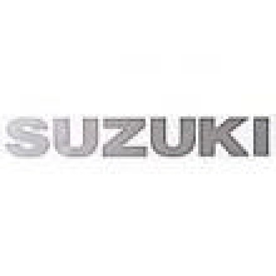 Αυτοκόλλητo Suzuki 22cm ασημί