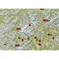 Αδιάβροχος χάρτης-οδηγός με περάσματα Ιταλίας Motoroute n.1