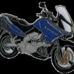 Pin (καρφίτσα) Suzuki V-Strom 1000 μπλε-μαύρο (μπρελόκ)