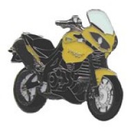 Pin (καρφίτσα) Triumph Tiger κίτρινο-μαύρο (μπρελόκ)