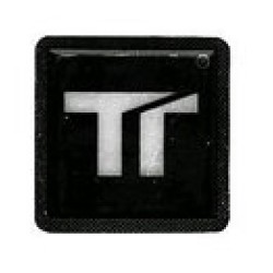 Ανακλαστικό σήμα Twalcom 50 x 50 mm μαύρο