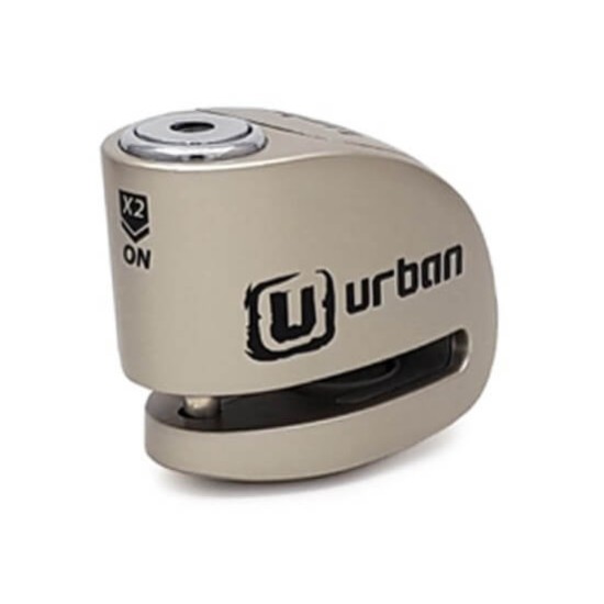 Κλειδαριά δισκόφρενου με συναγερμό Urban Security UR906M 6χιλ. ασημί