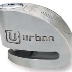 Κλειδαριά δισκόφρενου με συναγερμό Urban Security UR907S 6χιλ. inox steel