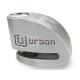 Κλειδαριά δισκόφρενου με συναγερμό Urban Security UR907S 6χιλ. inox steel Κλειδαριά δισκόφρενου με συναγερμό Urban Security UR907S 6χιλ. inox steel