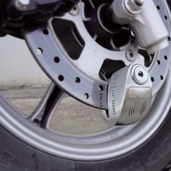 Κλειδαριά δισκόφρενου με συναγερμό Urban Security UR907S 6χιλ. inox steel