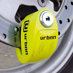 Κλειδαριά δισκόφρενου με συναγερμό Urban Security UR906Y 6χιλ. κίτρινη