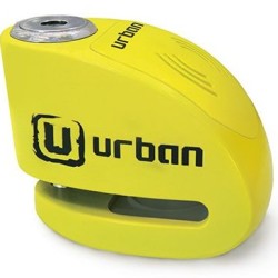 Κλειδαριά δισκόφρενου με συναγερμό Urban Security UR906Y 6χιλ. κίτρινη