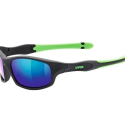 Γυαλιά UVEX Sportstyle 507 μαύρα ματ - πράσινα παιδικά
