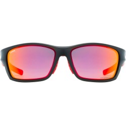 Γυαλιά UVEX Sportstyle 232 P μαύρα ματ-κόκκινα