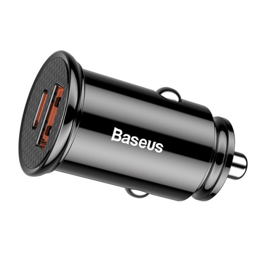 Αντάπτορας αλουμινίου Baseus USB + type C 30W 5A (fast charge)