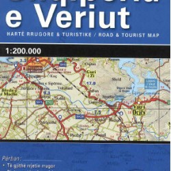 Χάρτης Vektor βόρειας Αλβανίας 1:200.000 