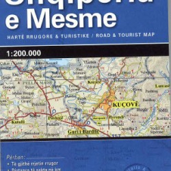 Χάρτης Vektor κεντρικής Αλβανίας 1:200.000 