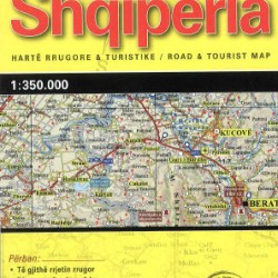 Χάρτης Vektor Αλβανίας 1:350.000