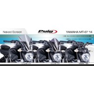 Ζελατίνα Puig New Generation Naked Touring Yamaha MT-07 -17 σκούρο φιμέ