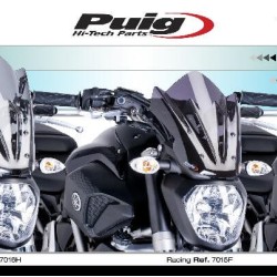 Ζελατίνα Puig New Generation Naked Touring Yamaha MT-07 -17 σκούρο φιμέ