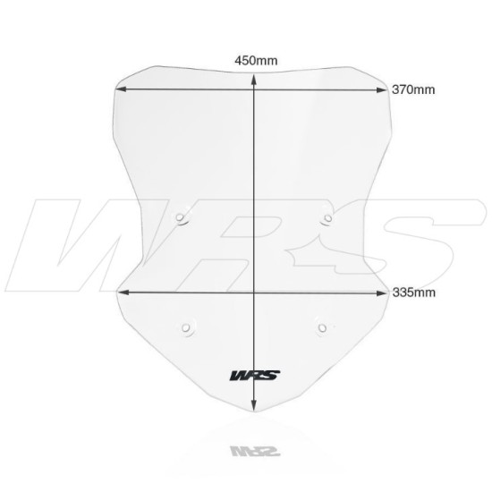 Ζελατίνα WRS Touring ψηλή BMW F 900 XR διάφανη