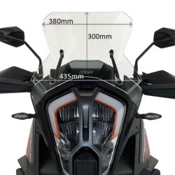 Ζελατίνα WRS Touring ψηλή KTM 1290 Super Adventure S/R 21- διάφανη