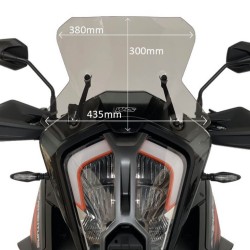 Ζελατίνα WRS Touring ψηλή KTM 1290 Super Adventure S/R 21- ελαφρώς φιμέ