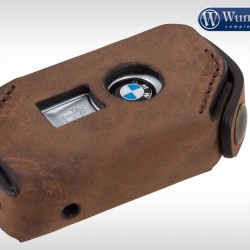 Δερμάτινη θήκη κλειδιού Wunderlich για μοντέλα BMW Keyless Ride καφέ