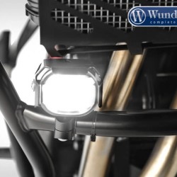 Προβολάκια Micro Flooter LED με βάσεις για κάγκελα Ducati Multistrada 950/1200 Enduro μαύρα
