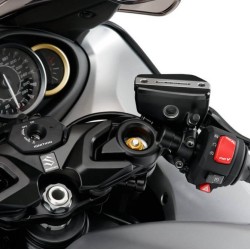 Καπάκι δοχείου υγρών εμπρός φρένου Puig Suzuki GSX-R 1300 Hayabusa 21- ασημί